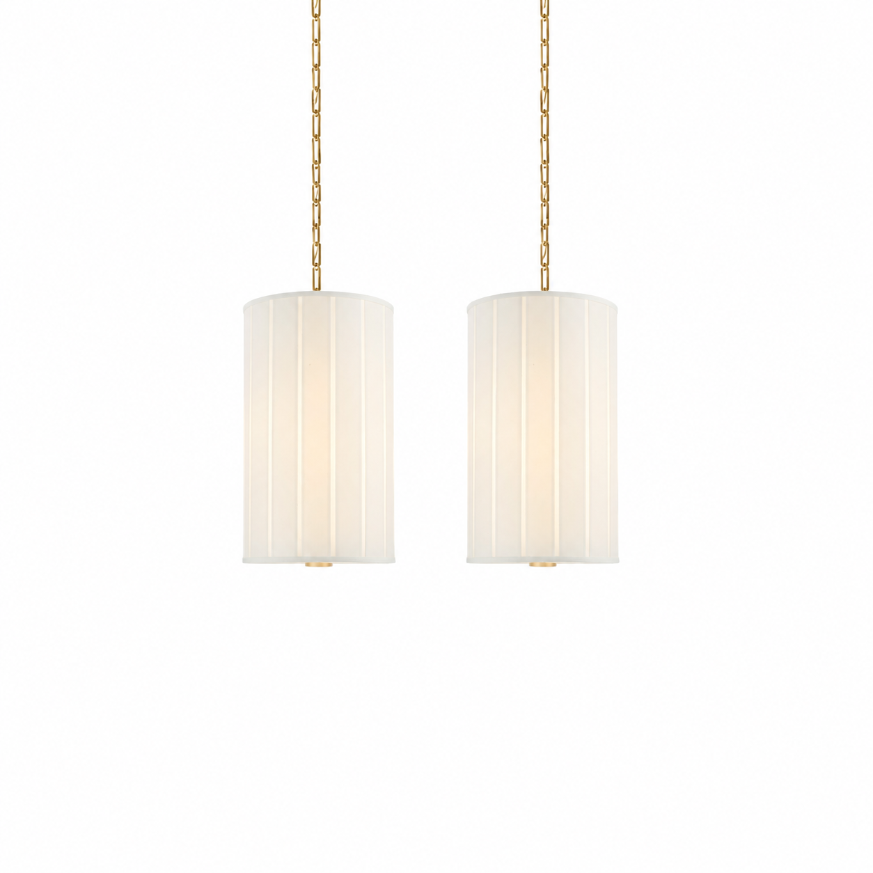 #2033 Perfect Pleat Tall Hanging Shade by Barbara Barry for Visual Comfort
