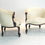 Thumbnail: #2003 Pair Rope Tassel Arm Chairs