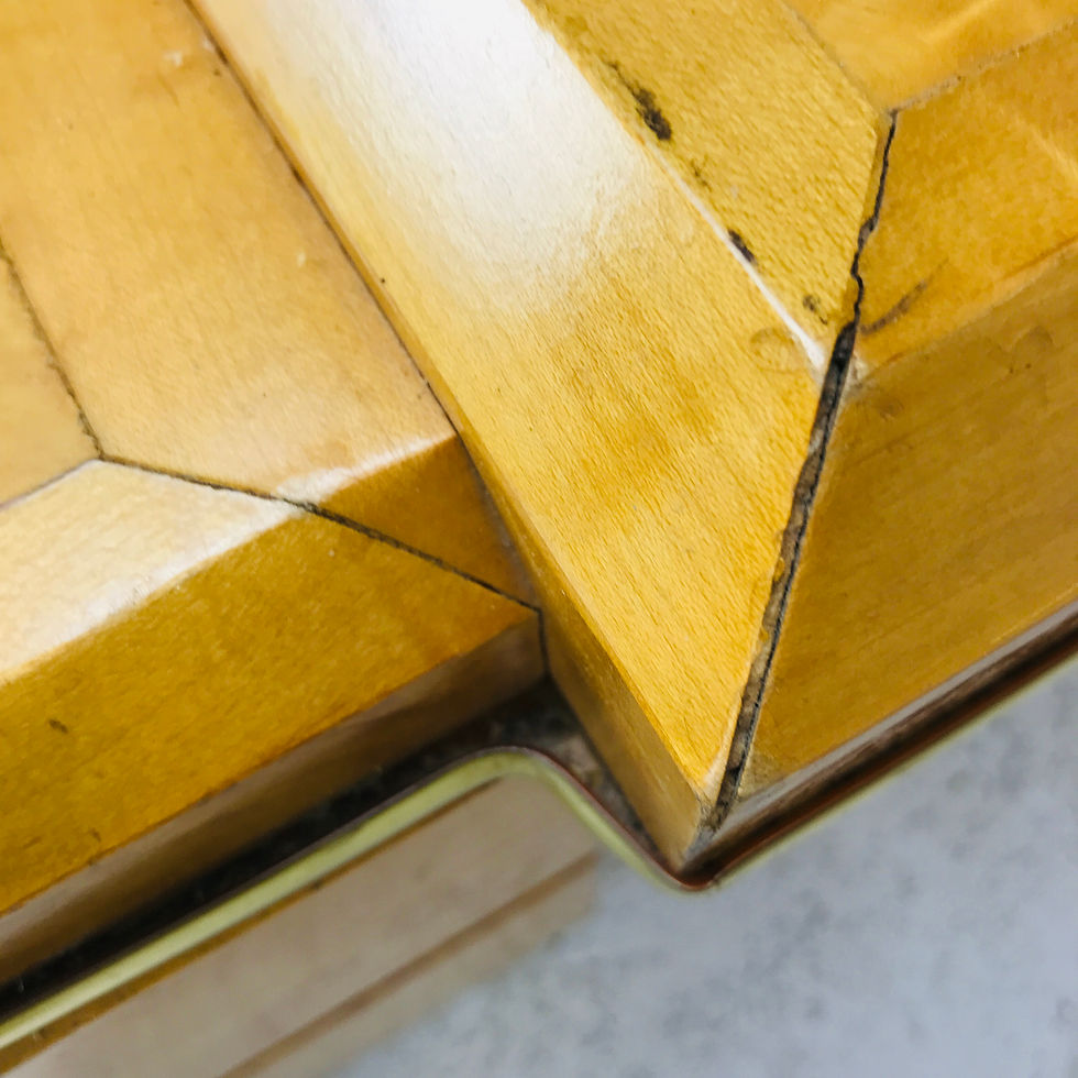 Thumbnail: #4920 Burl Wood Coffee Table