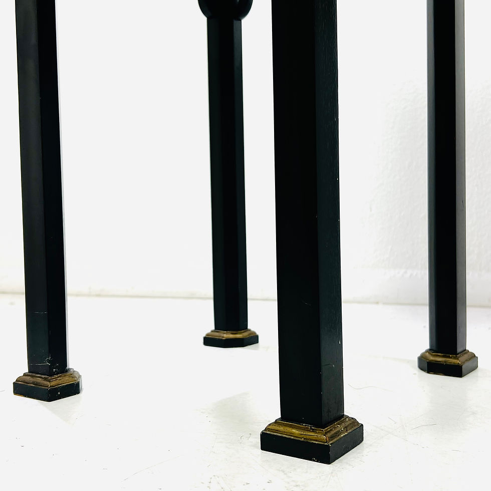 Thumbnail: #1928 Pair of Vintage Georgian Ebonized Planters / Jardinieres