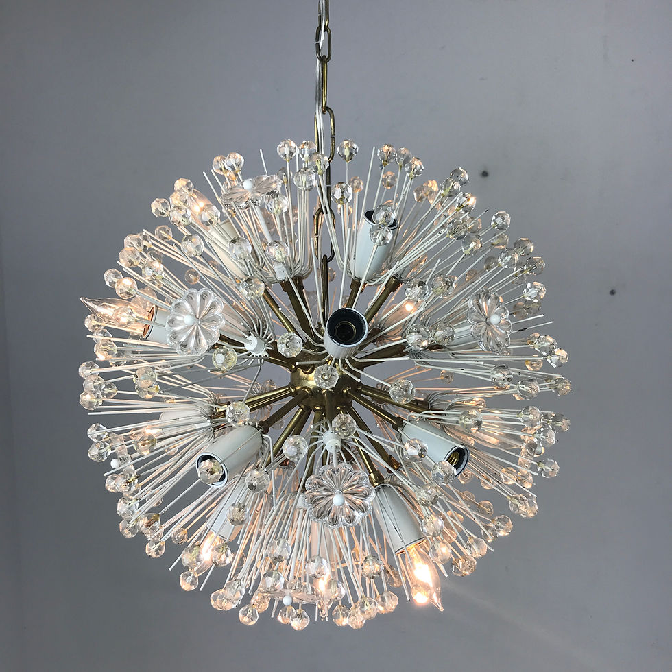 Thumbnail: #3585 Crystal Flower Sputnik Chandelier