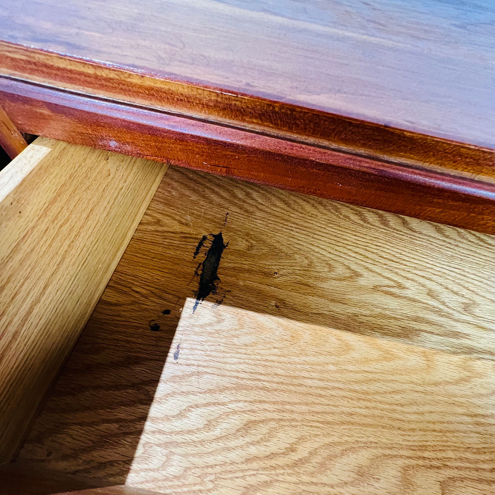 Thumbnail: #1180 Pair of MCM Cherry 3 Drawer Chests / Dressers