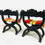 Thumbnail: #6545 Pair of Italian Dante Chairs