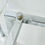 Thumbnail: #1705 Set of 3 Lucite & Chrome Barstools
