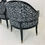 Thumbnail: #4905 Pair Zebra Stripe Chairs
