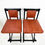 Thumbnail: #1712 Pair of Iron & Ostrich Leather Barstools in the Style of Cleo Baldon