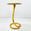 Thumbnail: #1797 Gold Foil Botanical Side Table