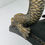 Thumbnail: #1353 Bronze Dolphin Leg Side Table
