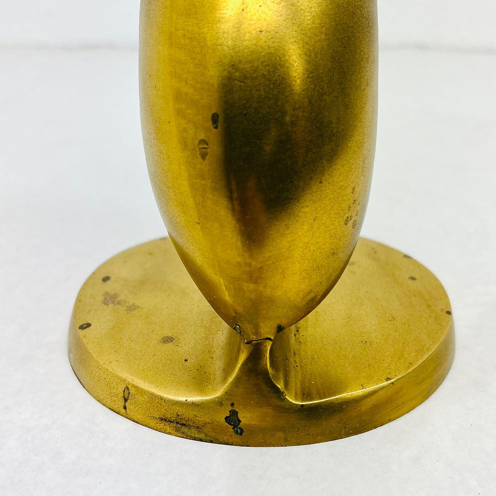 Thumbnail: #1327 Brass Mid-Century Gazelle/Antelope Statue