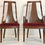 Thumbnail: #4105 Set of 4 Tall Back Walnut Side Chairs