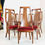 Thumbnail: #4105 Set of 4 Tall Back Walnut Side Chairs