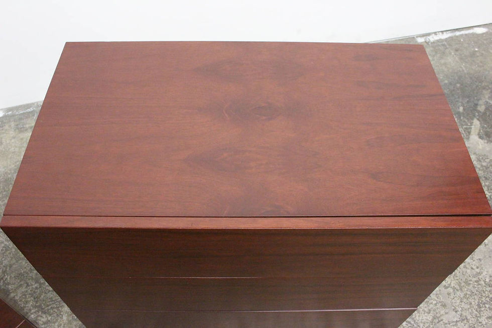 Thumbnail: #5013 Pair of Milo Baughman Rosewood Nightstands
