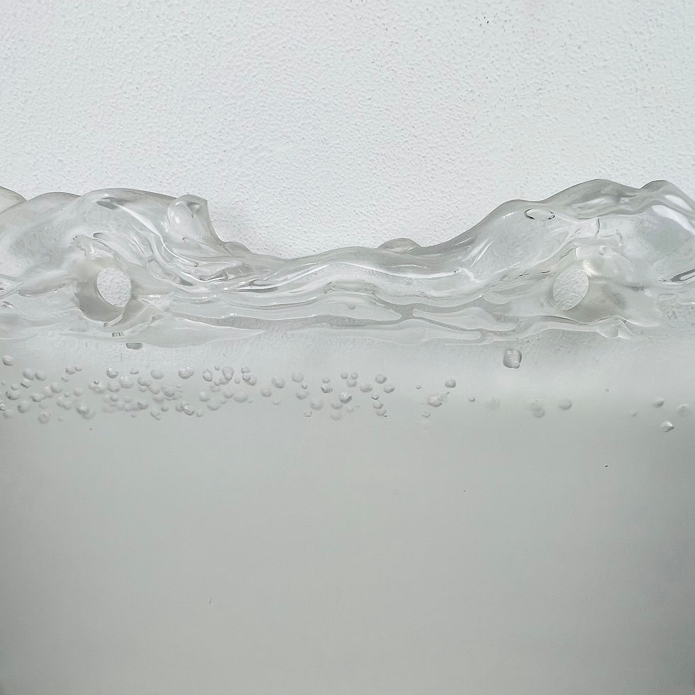 Thumbnail: #1520 Frosted Lucite Fireplace Screen