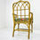 Thumbnail: #1434 Set of 6 McGuire Rattan Cathedral Dining Chairs