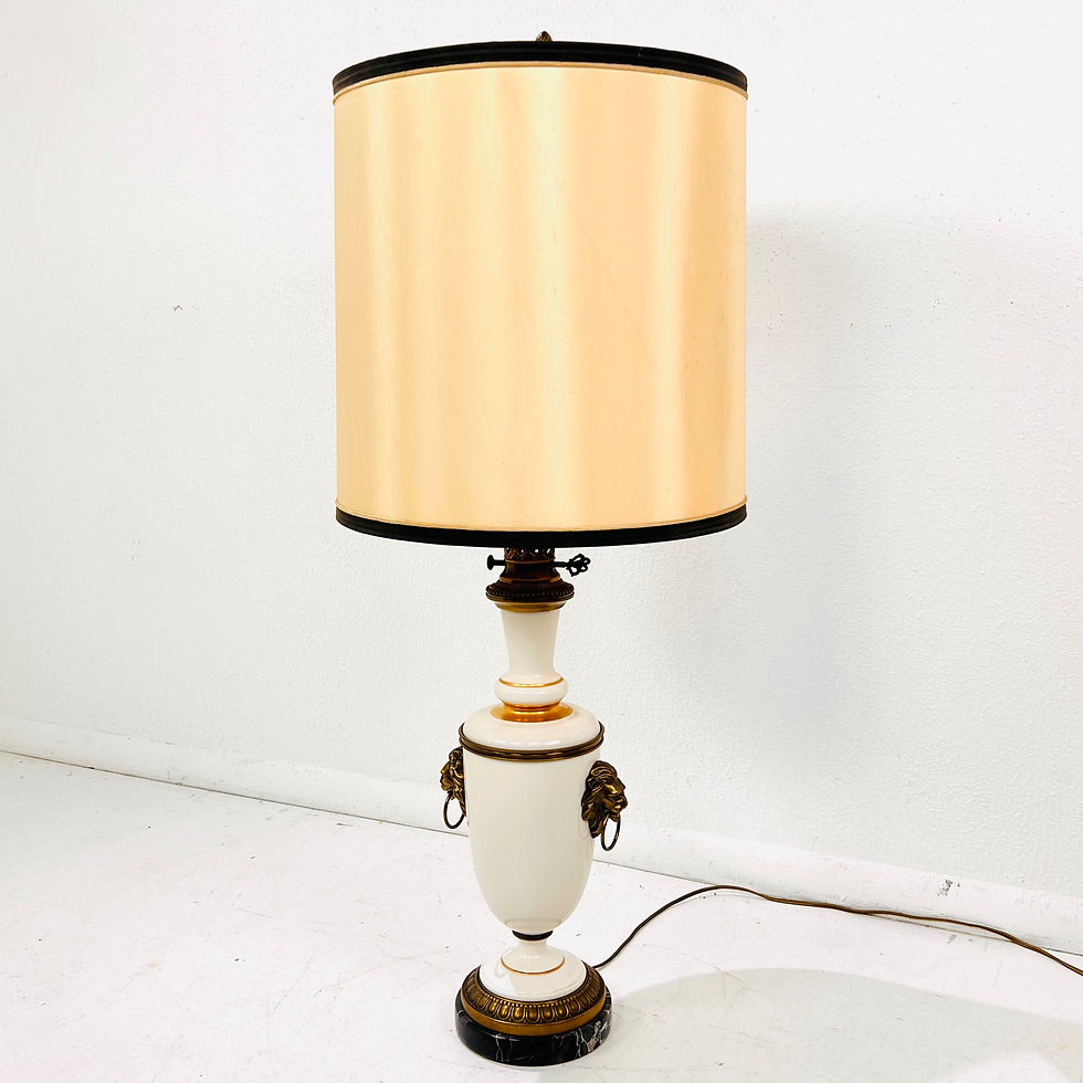 Thumbnail: #1906 Single Paul Hanson Mid-Century Table Lamp