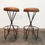 Thumbnail: #6418 Pair Weiberg  Bar Stools