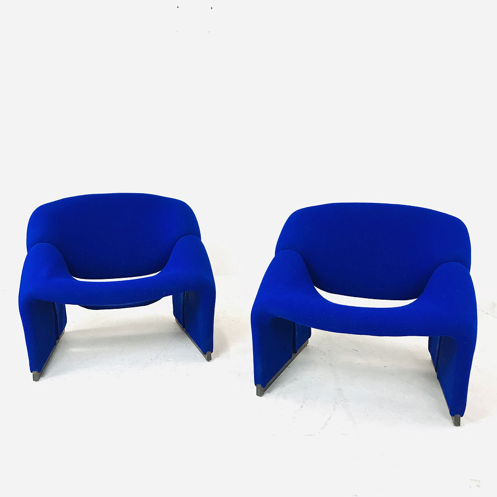 Thumbnail: #4867 Pair Pierre Paulin 1970s Groovy Chairs