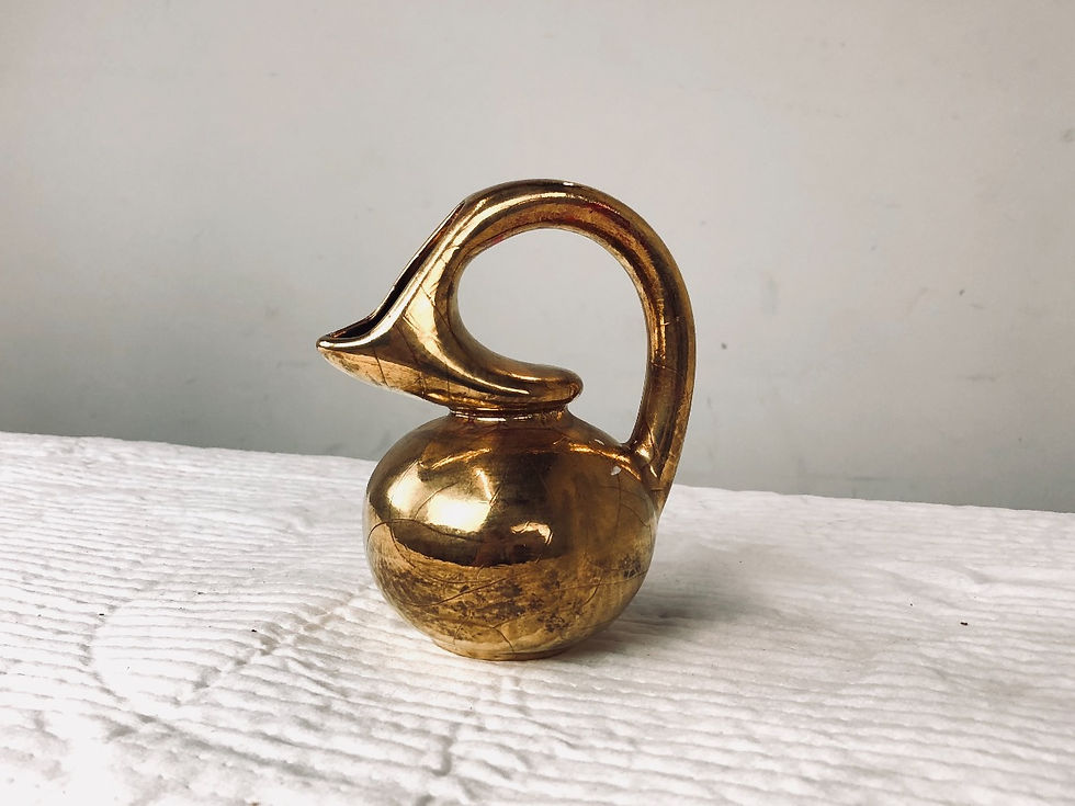 Thumbnail: #3353 Small Gilded Vase