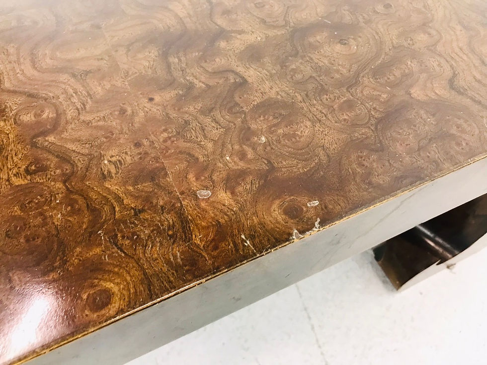 Thumbnail: #5975 Monumental Baker Burl Wood Coffee Table