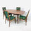 Thumbnail: #5387 Milo Baughman for Dillingham Surfboard Dining Table