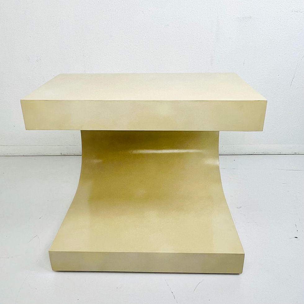 Thumbnail: #1319 Crescent Shaped Laminate Side Table