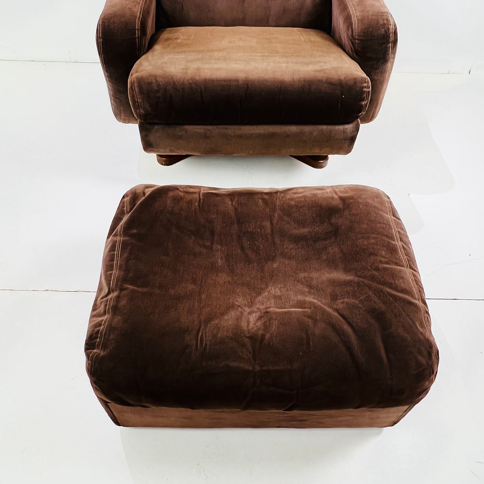 Thumbnail: #1675 Lounge Chair with Ottoman by Metropolitan