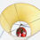 Thumbnail: #1270 Large Orange Drip Glaze Lamp