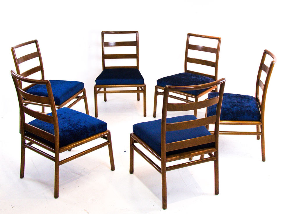 Thumbnail: #3163 Set of 6 Robsjohn Gibbings Dining Chairs