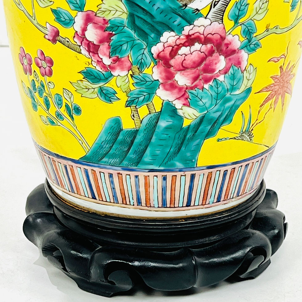 Thumbnail: #1540 Antique Chinese Vase Lamp
