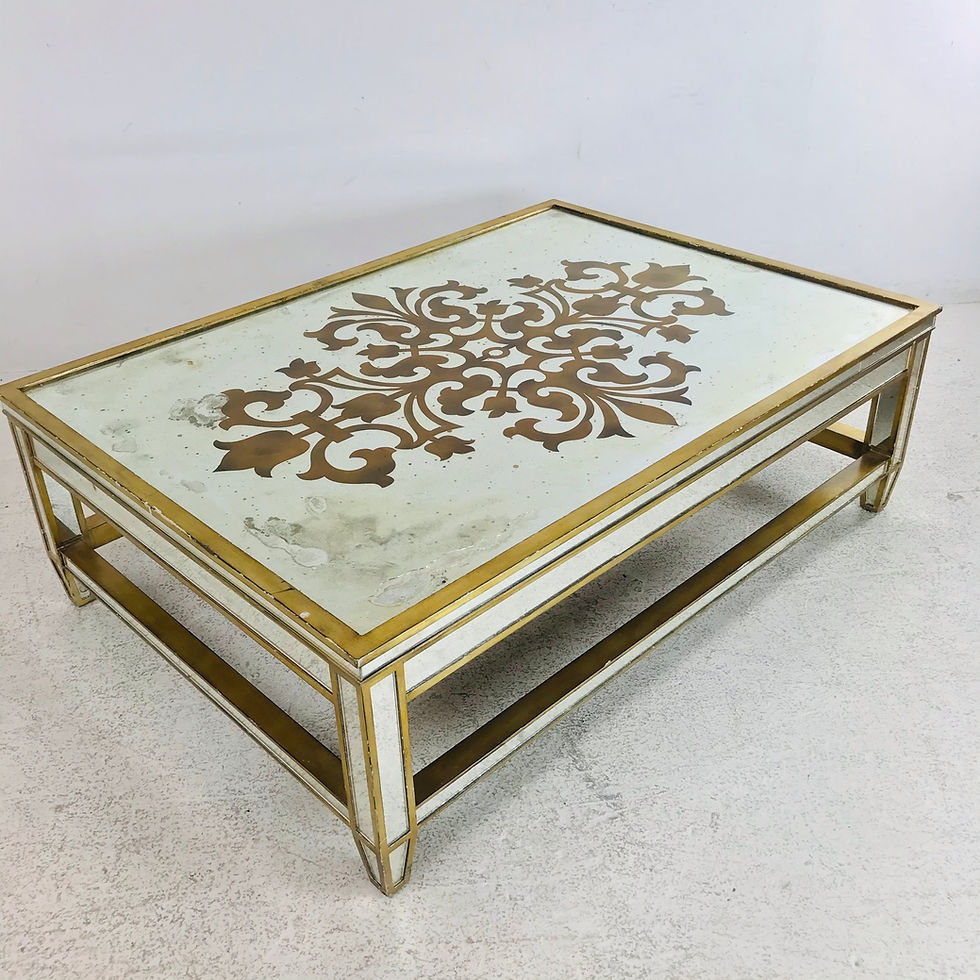 Thumbnail: #5408 Eglomise Mirrored Coffee Table