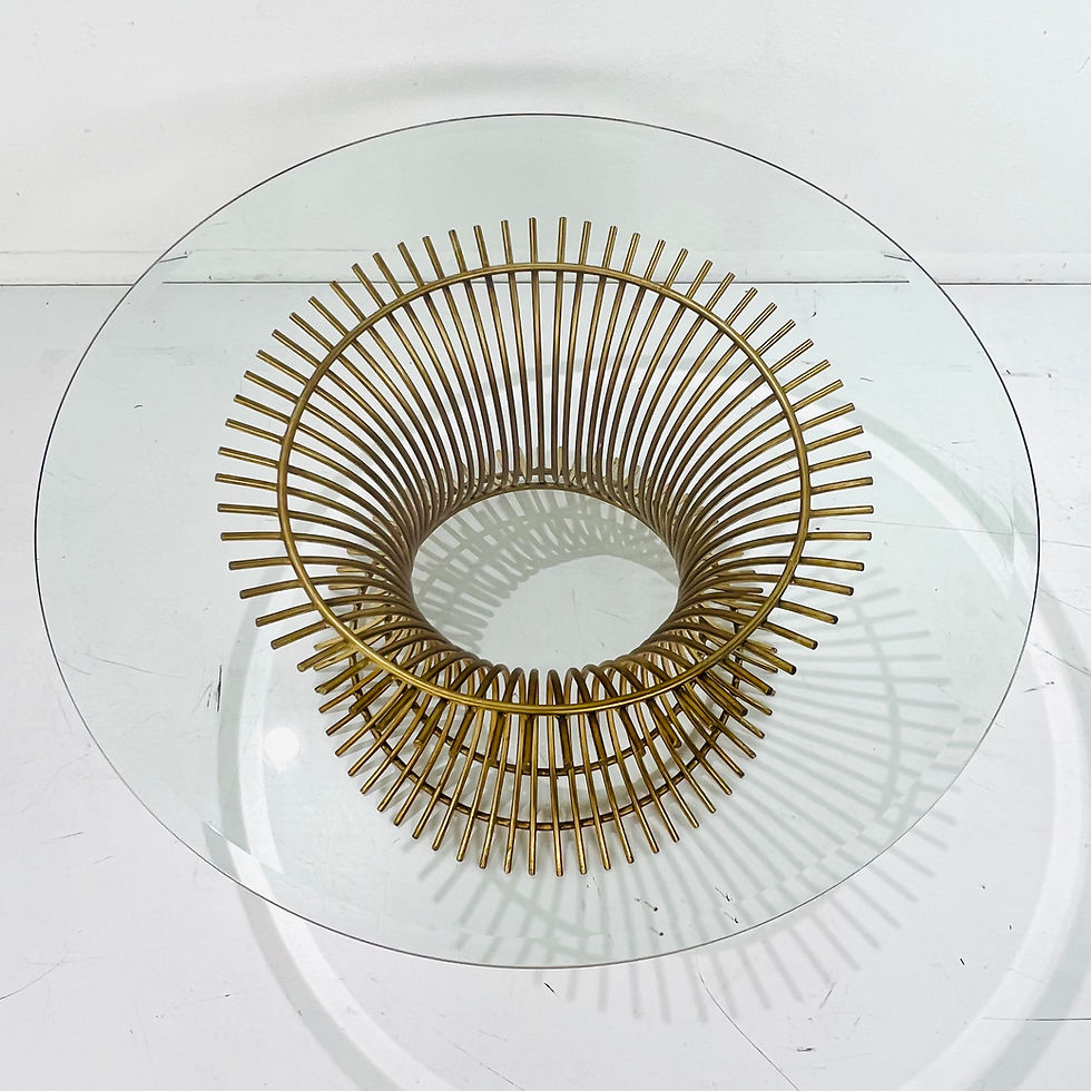 Thumbnail: #1352 Cage Style Hourglass Coffee Table