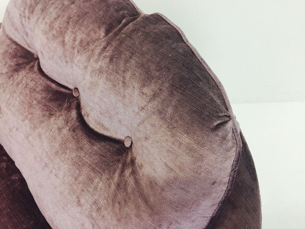 Thumbnail: #925-769 Pair Low Swivel Chairs by Selig