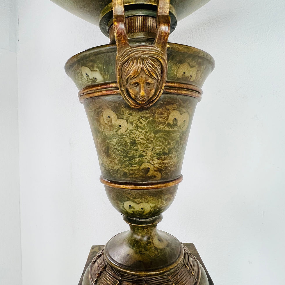 Thumbnail: #1310 Pair of Monumental Venetian Torchiere Floor Lamps