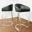 Thumbnail: #1174 Pair of Lion in Frost Lucite Barstools