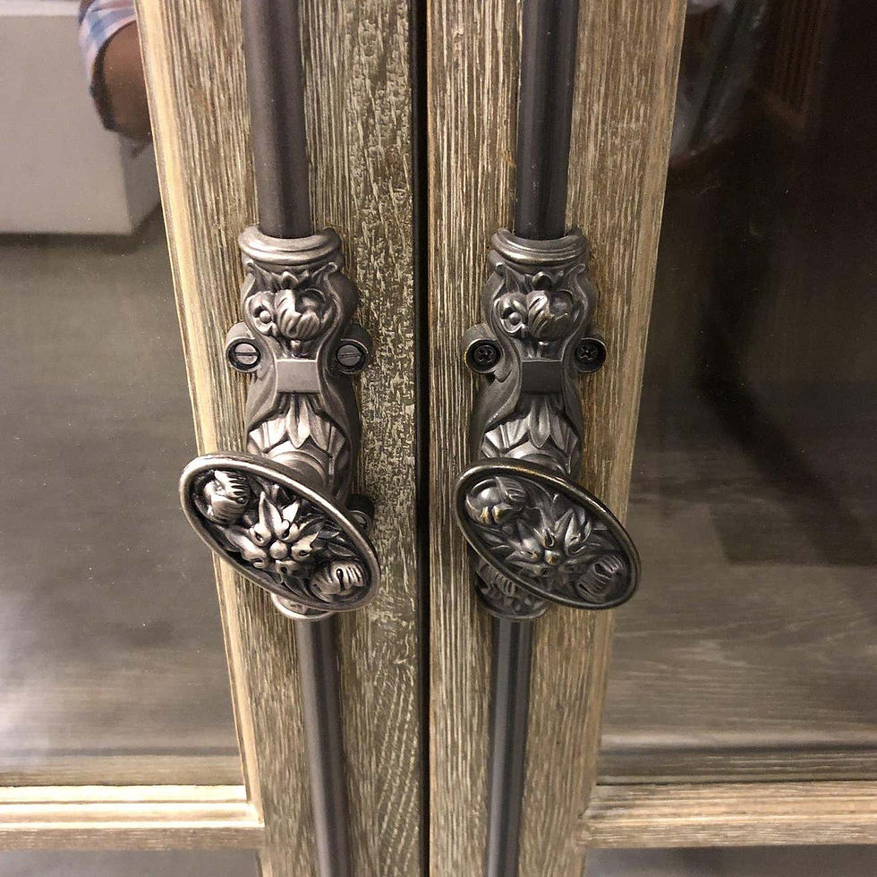 Thumbnail: #1290 Restoration Hardware French Casement Double-Door Cabinet