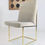 Thumbnail: #1305 Set of 4 Brass Milo Baughman Dining Chairs
