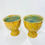 Thumbnail: #1312 Pair of Italian Hand Painted Urn Planters