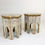 Thumbnail: #4602 Pair Moroccan Side Tables