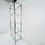 Thumbnail: #1466 Vintage Chrome & Brass Etagere