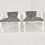 Thumbnail: #749 Pair Lacquered Cane Chairs
