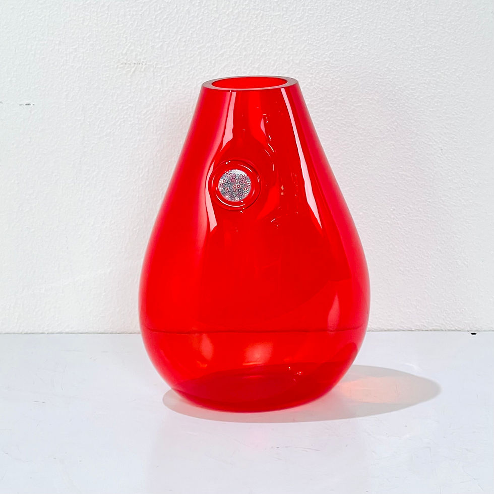 Thumbnail: #1547 Vintage Fratelli Toso Murano Murrine Art Glass Vase