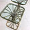 Thumbnail: #3358 Pair of Brass Wheat Side Tables