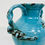 Thumbnail: #1223 Pair of French Blue Ceramic Urns