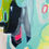 Thumbnail: #1018 Large Bright Contemporary Abstract Painting