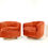 Thumbnail: # Pair of Milo Baughman Swivel with Wood Plinth