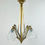 Thumbnail: #1398 French Art Deco Milk Glass Chandelier
