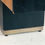Thumbnail: #4151 Black & Wood Front T-Console with Brass Accents