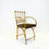 Thumbnail: #1464 Gold Leaf Faux Bamboo Chair