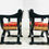 Thumbnail: #6545 Pair of Italian Dante Chairs