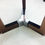 Thumbnail: #2258 Brown Lucite Dining Table w/Glass Top